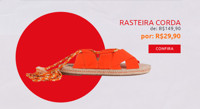 Rasteira Corda